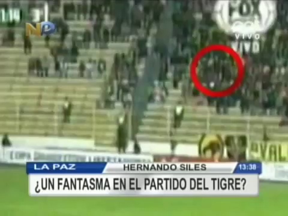 Ghost sightings emerged during the match of the Copa Libertadores 2014