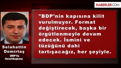 BDP'nin Yeni Adı DTP olabilir