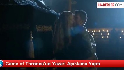Game of Thrones'un Yazarı Açıklama Yaptı