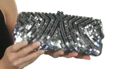 Franchi Handbags Justine Clutch Gold