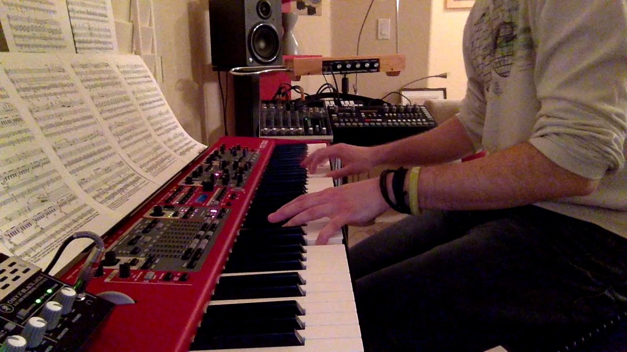 Mozart - Piano Concerto No. 21, Andante [piano + synth]