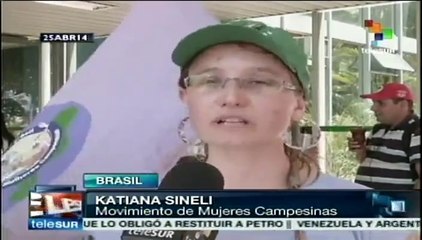 Celebra el MST de Brasil el Día Mundial de las Luchas Campesinas