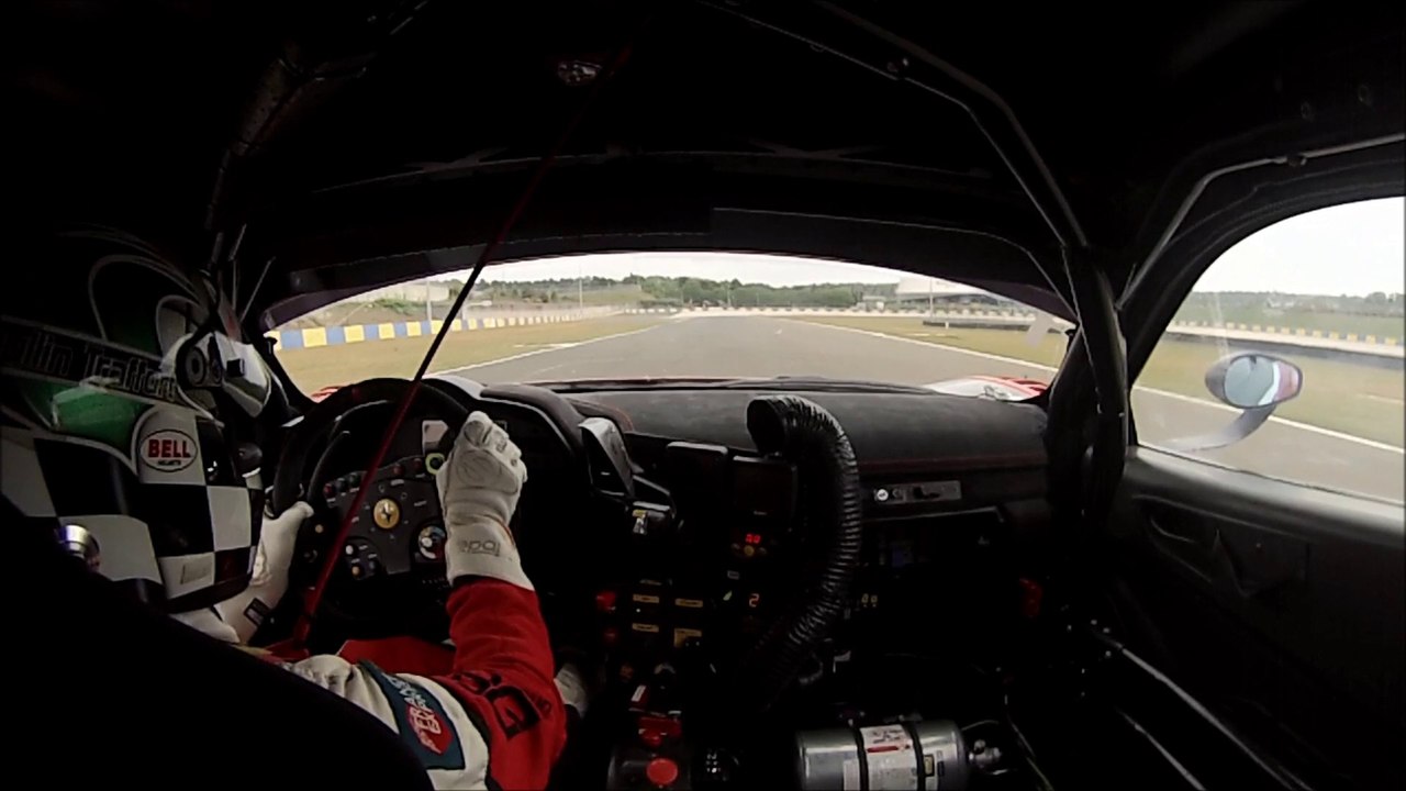 Onboard Le Mans Ferrari F458 GT3