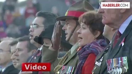 Anzaklar, Şafak Ayininde Atalarını Andı