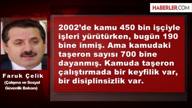 Bakan Açıkladı, Taşeron İşçiler Kadroya Geçiyor