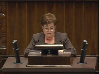 Poseł Bożena Szydłowska - Wystąpienie z dnia 23 kwietnia 2014 roku.