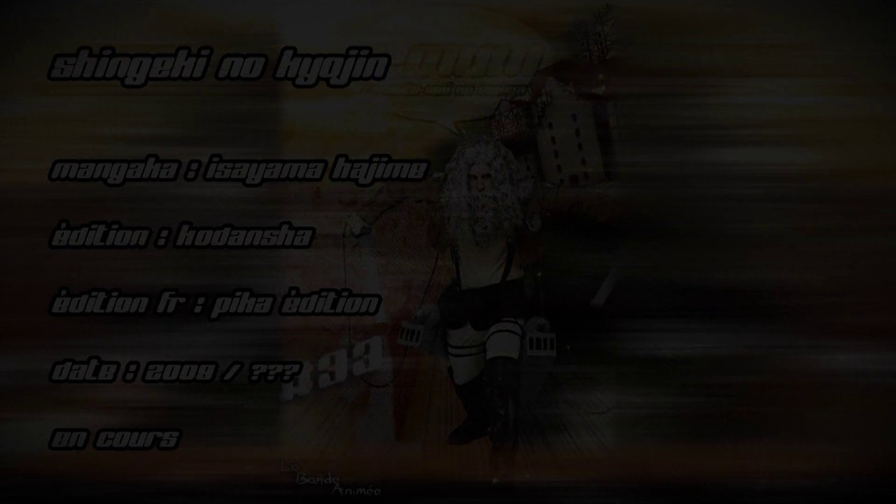 Shingeki no Kyojin - raconte-moi un manga a 5 ans !