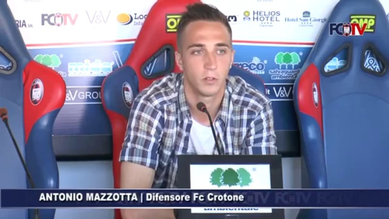 Avellino-Crotone, Antonio Mazzotta in conferenza