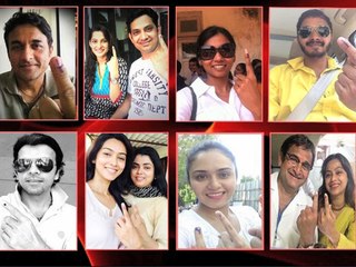 Marathi Celebs Who Voted