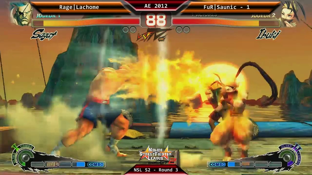 AE 2012 - Saunic(Ibuki) x Lachome(Sagat) - NSL S2 R3