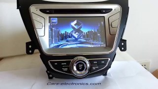 2011 2012 2013 Hyundai Elantra Navigation system Car DVD Player New 3D menu