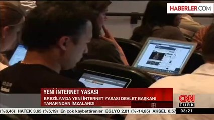 Brezilya'da İnternet Yasası Onaylandı
