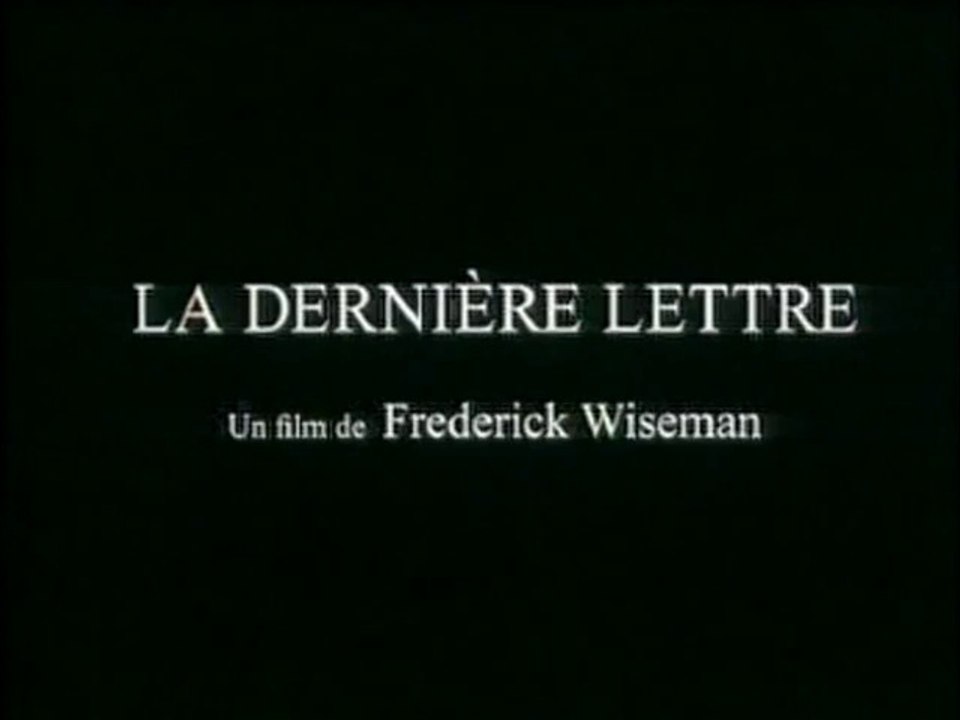 La dernière lettre (2002)