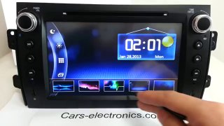 2 din DVD Player suzuki sx4 GPS navi radio touch screen