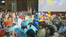 El presidente Rafael Correa recibe el honoris causa en la Universidad de Barcelona