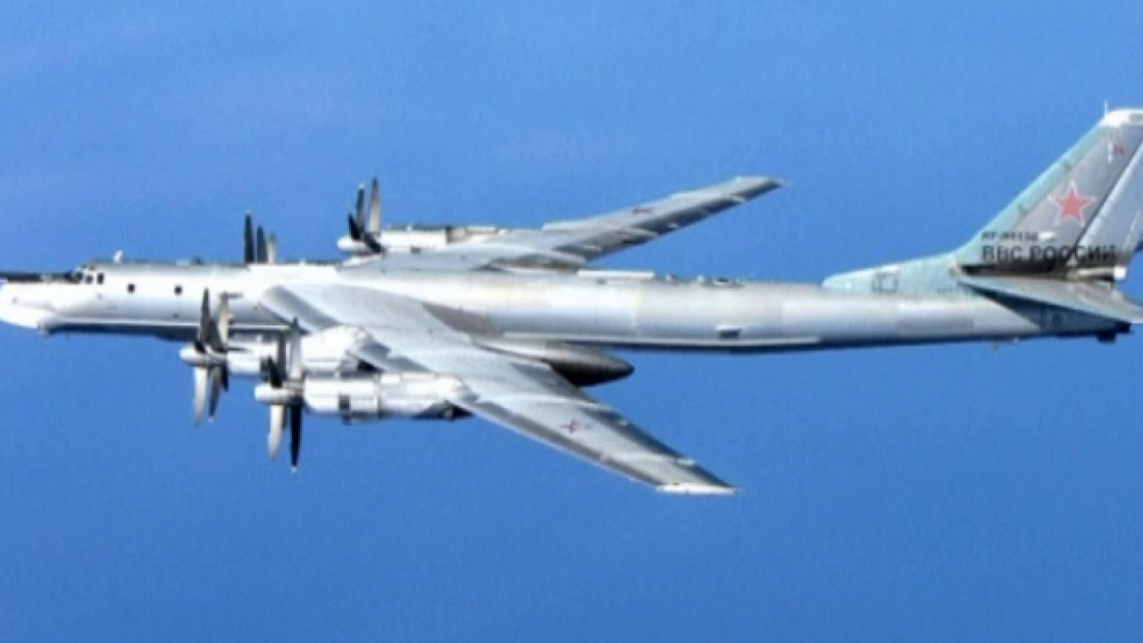 RAF Typhoon jet fighters intercept Russian 'Bea...
