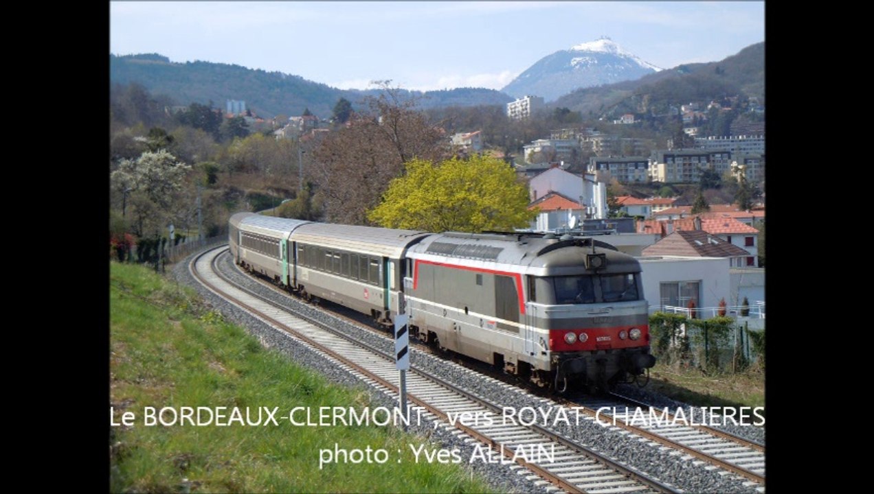 LE VENTADOUR, INTERCITES  4591 & 4492 CLERMONT-Fd--BORDEAUX--CLERMONT.