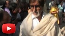Amitabh Bachchan & Family Mobbed While VOTING!