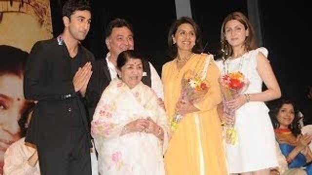 25th Master Dinanath Mangeshkar Puraskar | Lata Mangeshkar, Rishi Kapoor, Ranbir Kapoor