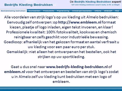 Kleding bedrukken Almelo