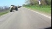 Colonne de 70 chars et 25 transports de troupes se dirigeant vers la frontière Ukrainienne