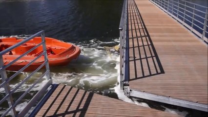 Nouvelle passerelle canal du Rove