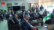 AK Parti Manisa Milletvekili Hüseyin Tanrıverdi'den Salih Hızlı'ya Tebrik Ziyareti