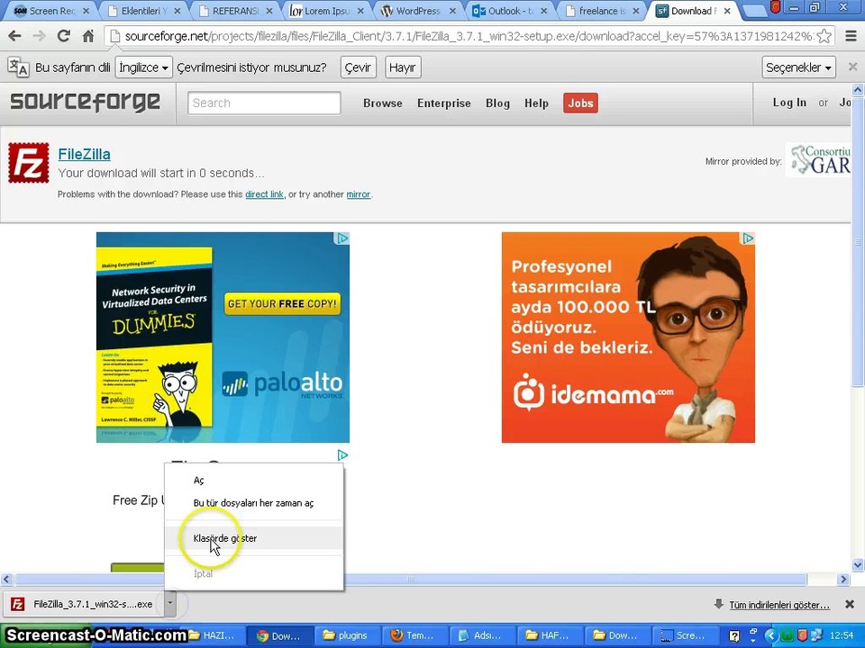 091 - Ftp (File Transfer Protocol) ile siteyi yayınlamak