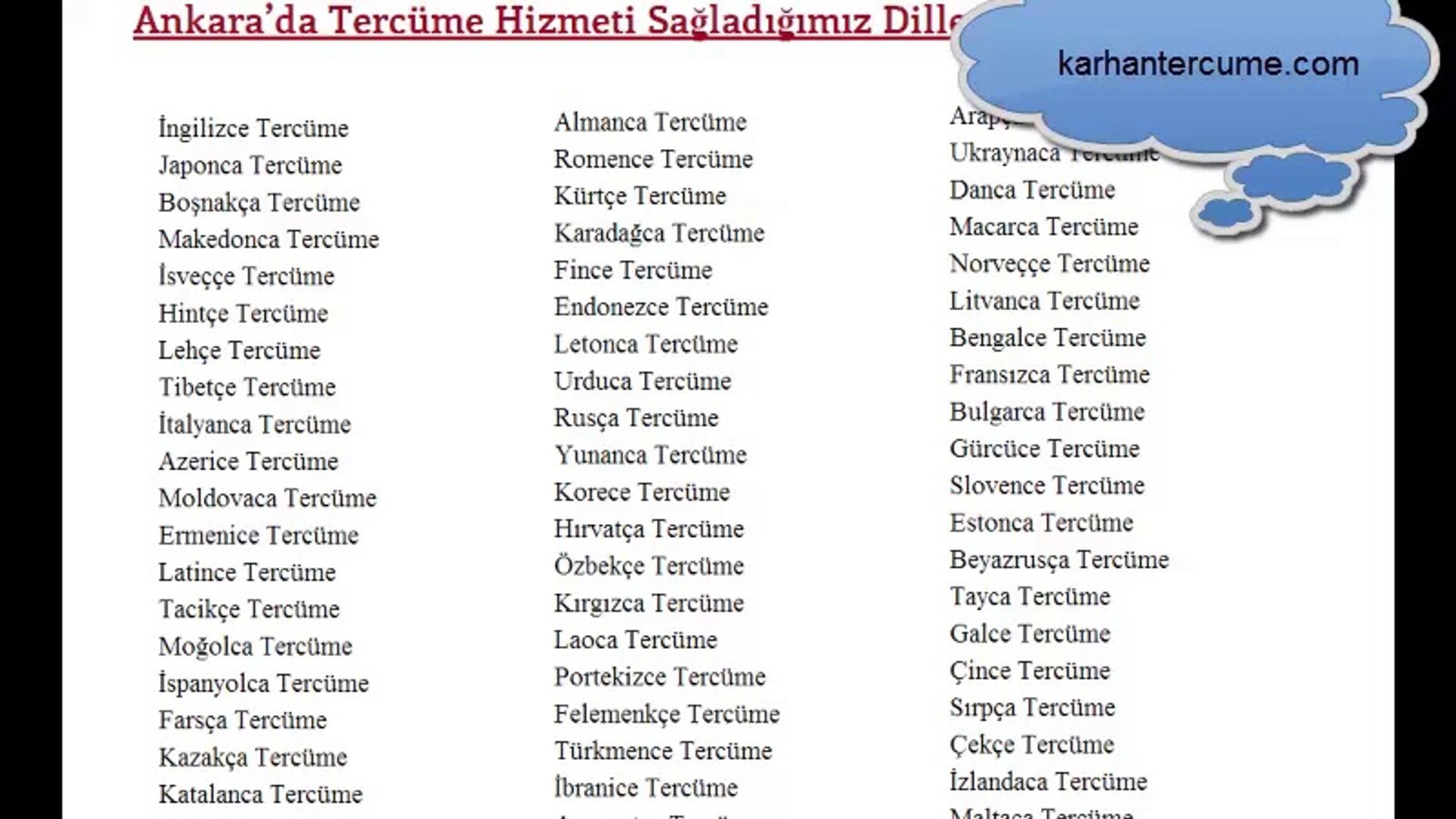 Ankara Tercume Burosu Dailymotion Video