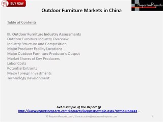 China Outdoor Furniture Industry 2023 Forecast and Analysis Report