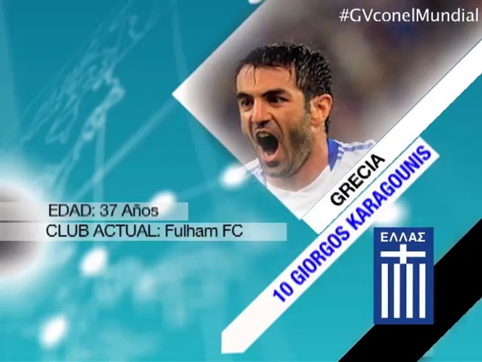 Conozca el perfil del jugador griego Giorgos Karagounis