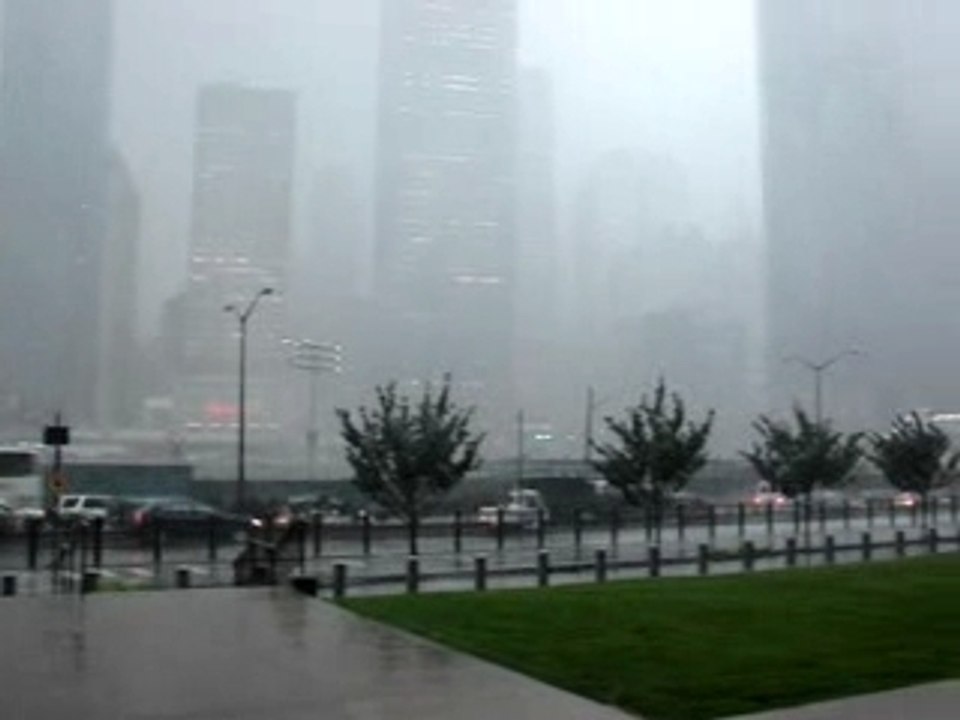 New York Thunderstorm Ground Zero