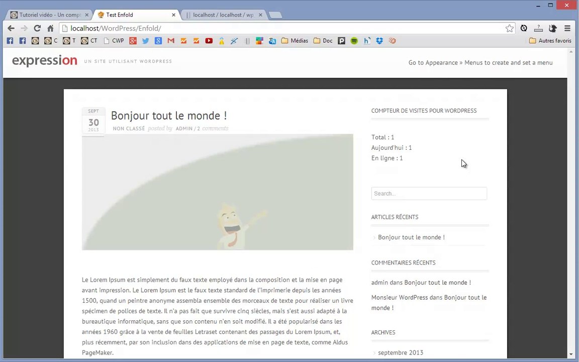 Modifier le compteur de visites WordPress