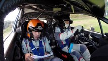 A bord de la Ford Fiesta WRC de Lionel Baud
