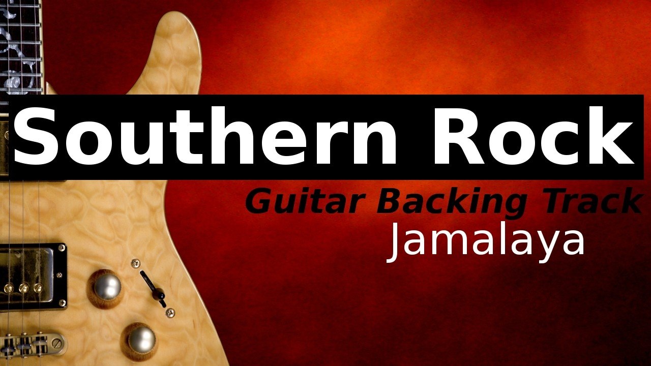 Southern Rock Jam Track for Guitar in A Major - Jamalaya