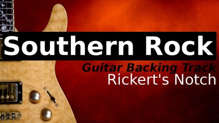 Southern Rock Jam Track for Guitar in G Major - Rickert's Notch