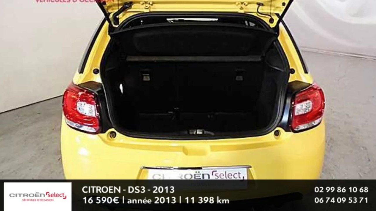 Annonce Occasion CITROEN DS3 e-HDi 90 Airdream So Chic 2013