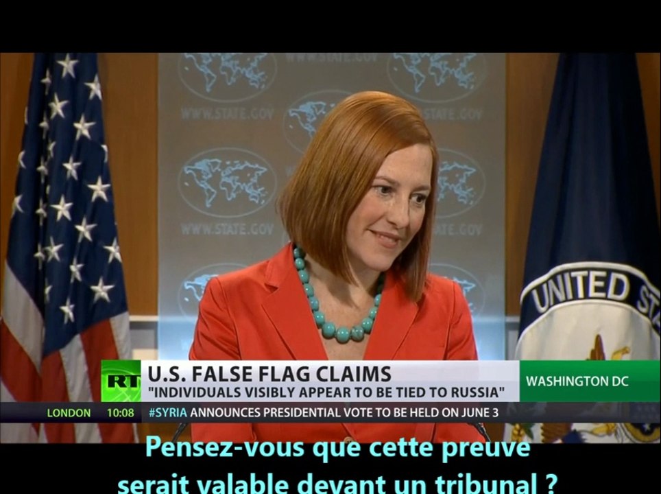 Russie/Ukraine, Les photos de propagande américaines (RT,22/04/14)