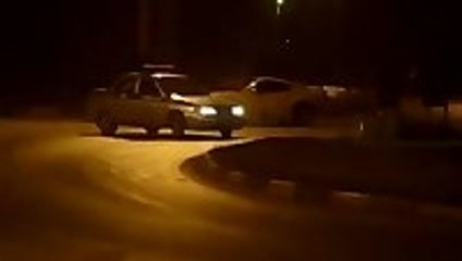 Drifting in front of cops
