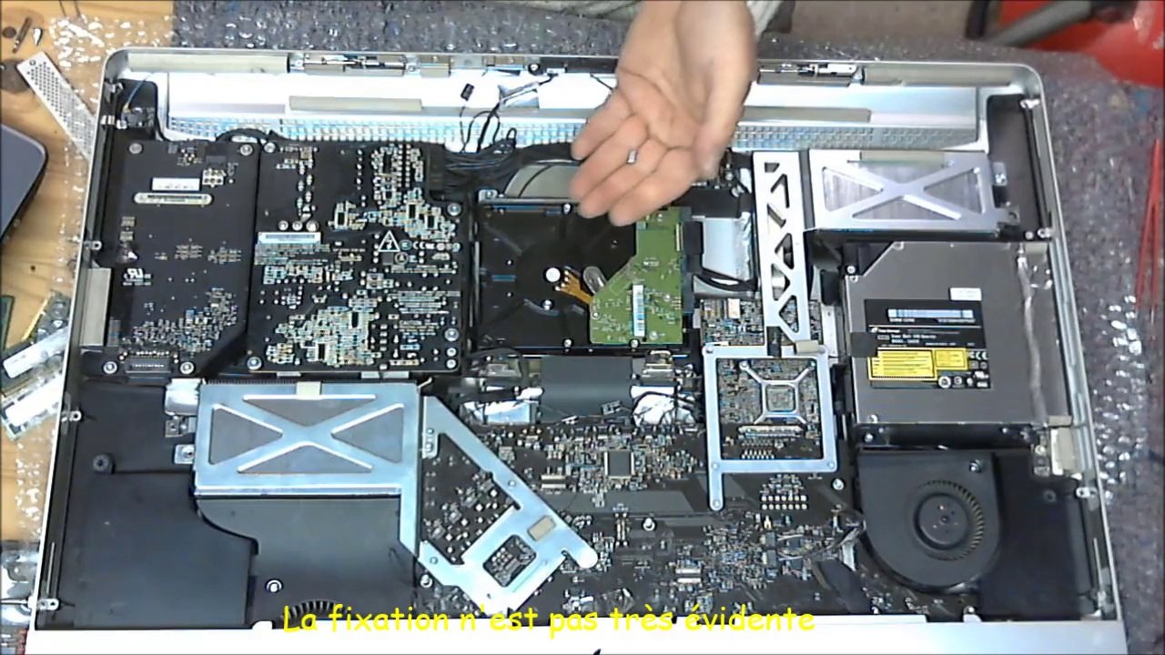 iMac 2009 27 pouces remontage fin cablage