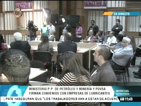 Pdvsa firmará acuerdo para incrementar la producción de lubricantes