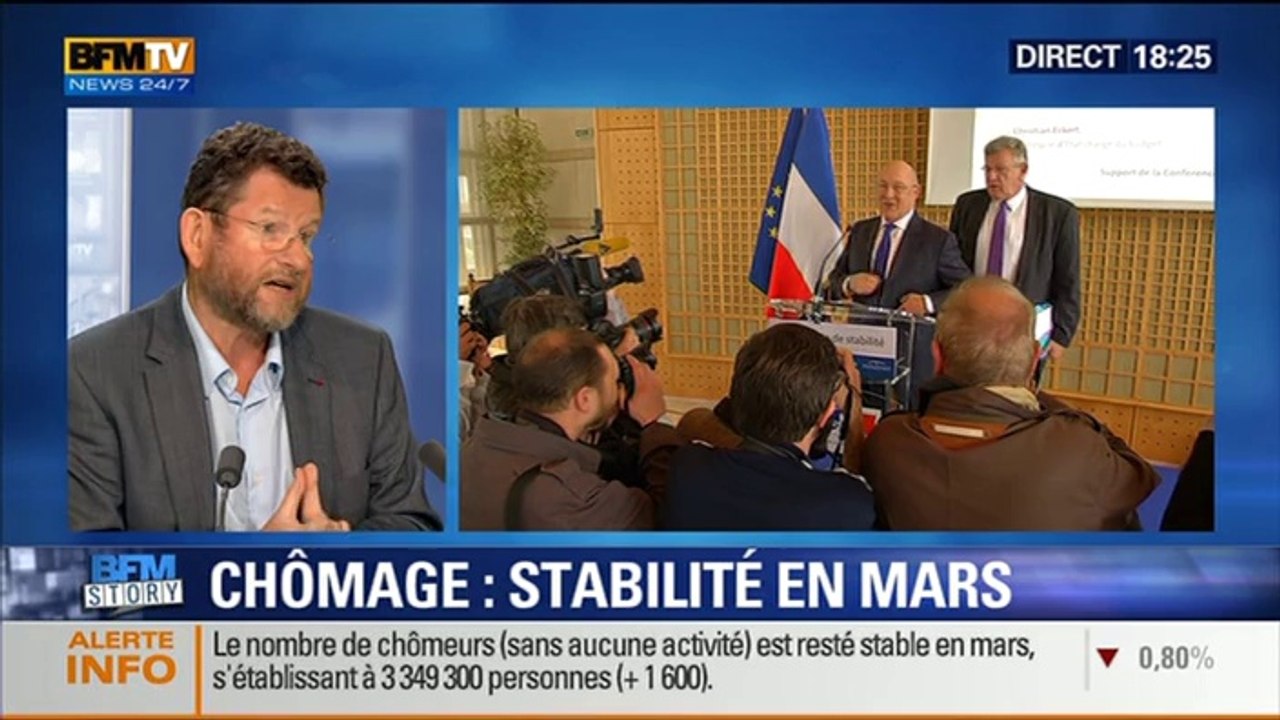 BFM Story: Chômage: les chiffres de mars en hausse - 25/04