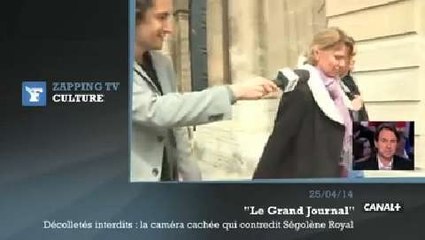 Zapping TV - Décolletés interdits : Canal+ contredit Ségolène Royal