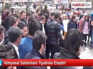 Kimyasal Saldırılara Tiyatrolu Eleştiri