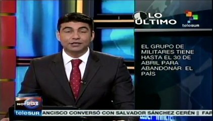 Ecuador pide a grupo militar de EE.UU. abandonar el país