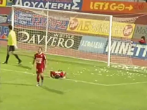 Ολυμπιακός Βόλου-ΑΕΛ 2-1 2009-10 Κύπελλο Στιγμιότυπα