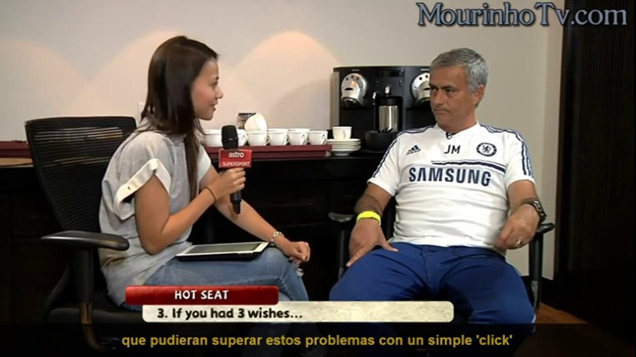 Fragmento entrevista a Mourinho en Tailandia