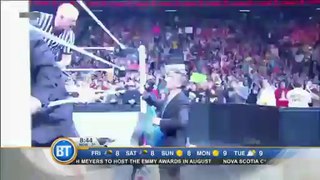 Dolph Ziggler stops by Breakfast Television Toronto