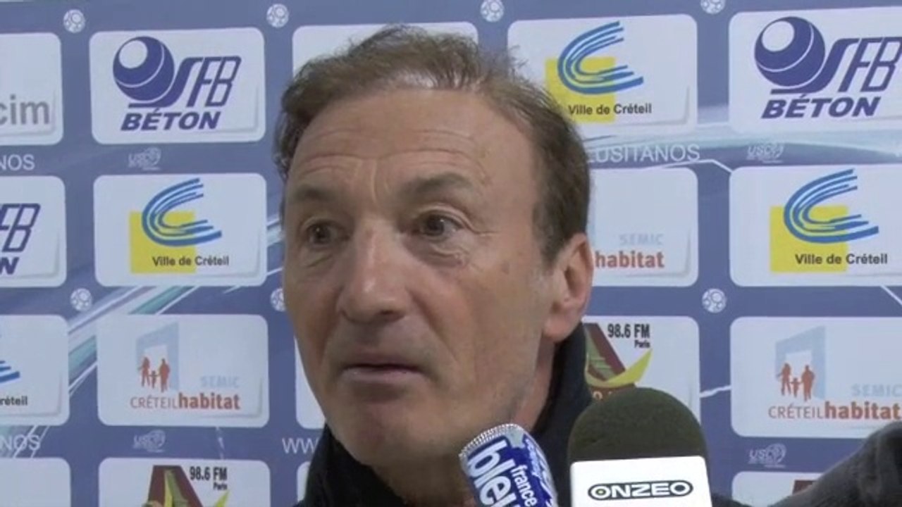 Après Créteil - HAC, réaction d'Erick Mombaerts