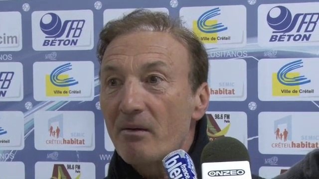 Après Créteil - HAC, réaction d'Erick Mombaerts